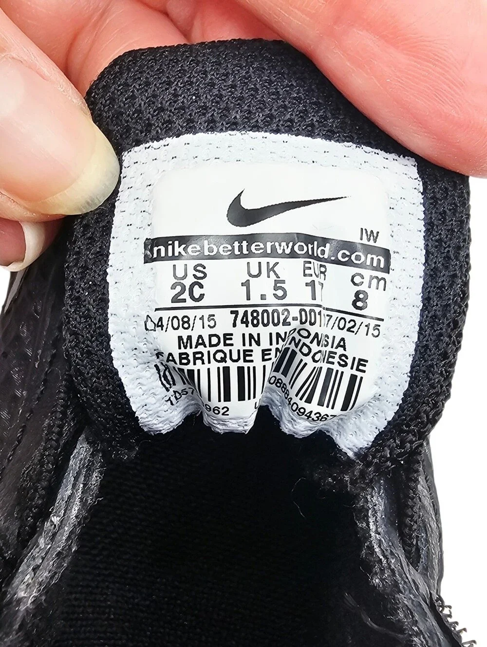 Nike Team Hustle D7 Baby Infant Shoes #748002-001